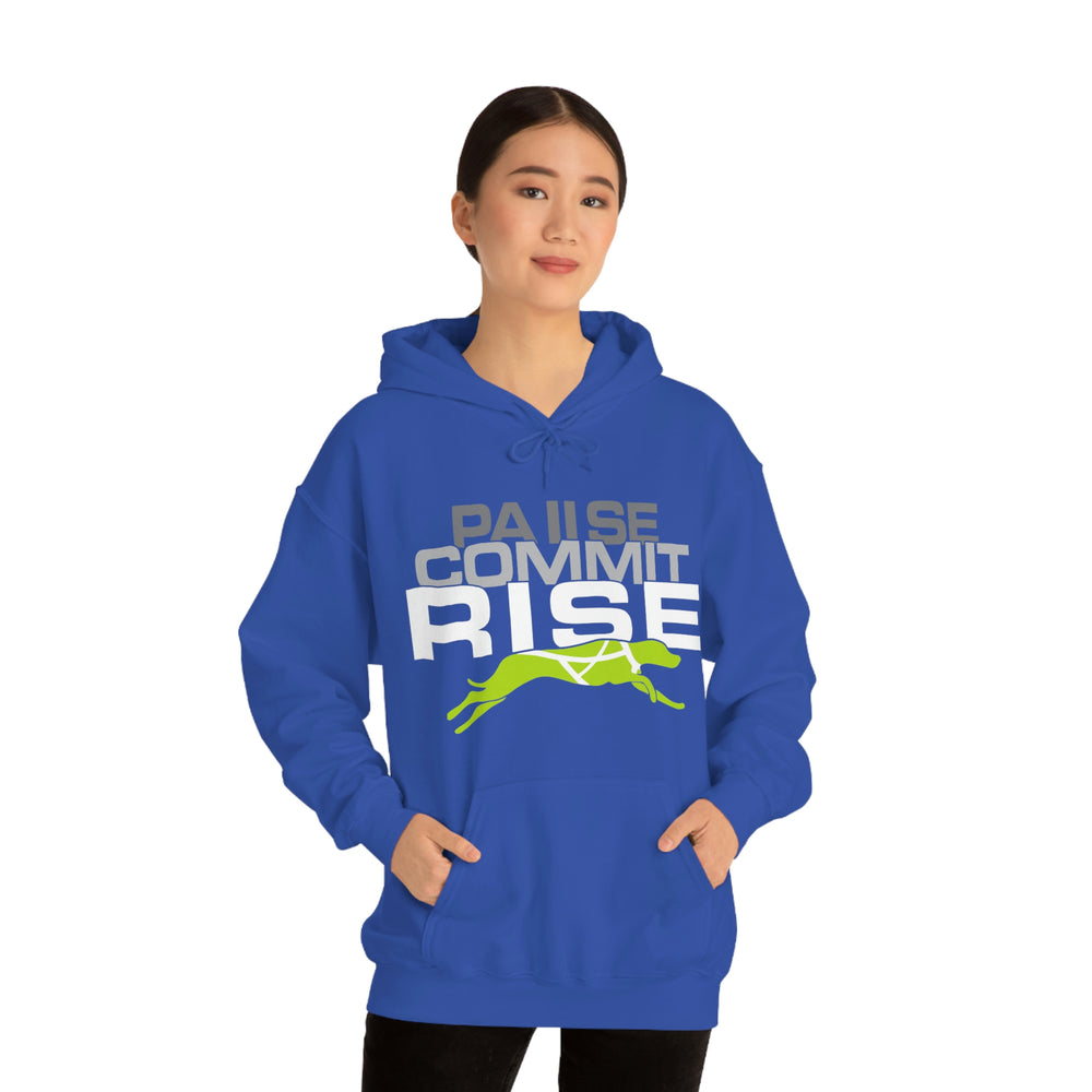 
                      
                        Pause Commit Rise Official Advanced Performance Canine Unisex Heavy Blend™ Hooded Sweatshirt
                      
                    