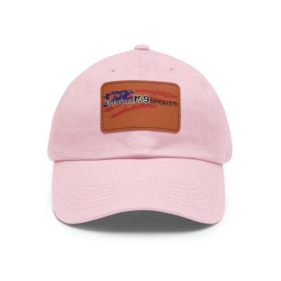 Multi Color Hat with Leather Patch (Rectangle)