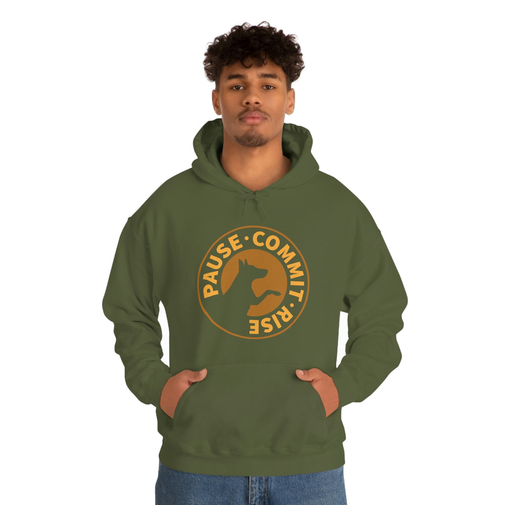 
                      
                        Pause Commit Rise Official Advanced Performance Unisex Heavy Blend™ Hooded Sweatshirt
                      
                    