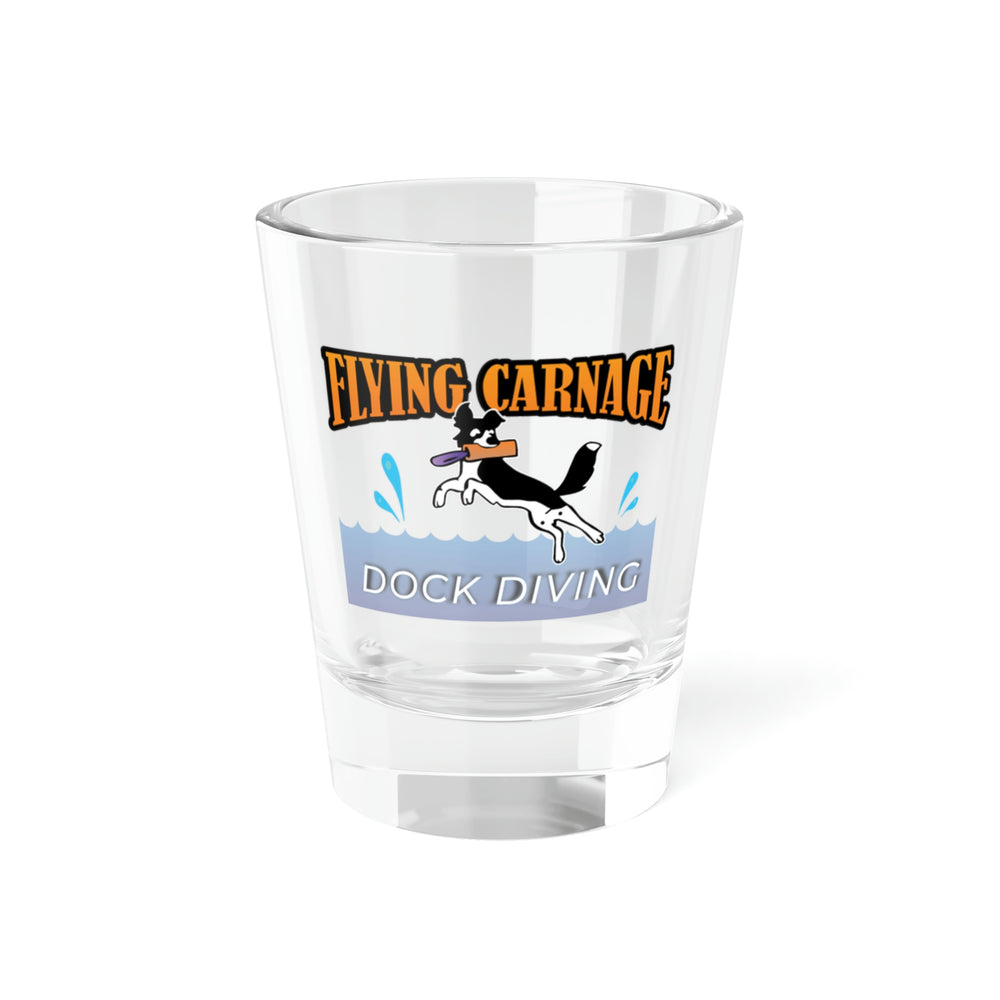 Flying Carnage Shot Glass, 1.5oz