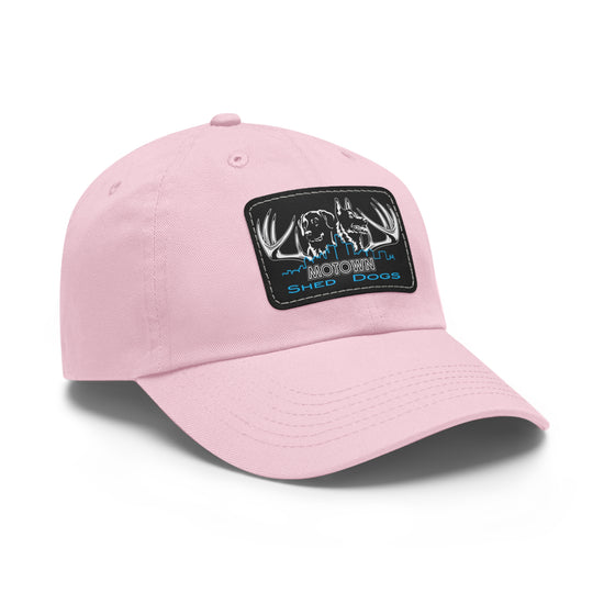 MoTown Multi Color hat with Leather Patch (Rectangle)