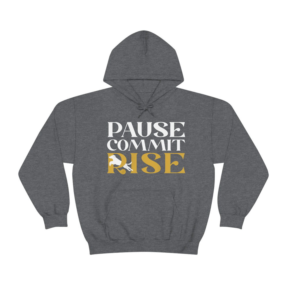 
                      
                        Pause Commit Rise Official Advanced Performance Canine Unisex Heavy Blend™ Hooded Sweatshirt
                      
                    