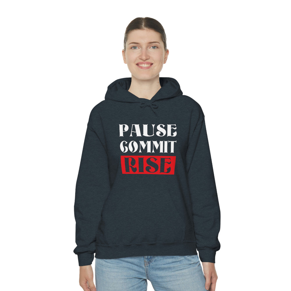 
                      
                        Pause Commit Rise Official Advanced Performance Unisex Heavy Blend™ Hooded Sweatshirt
                      
                    