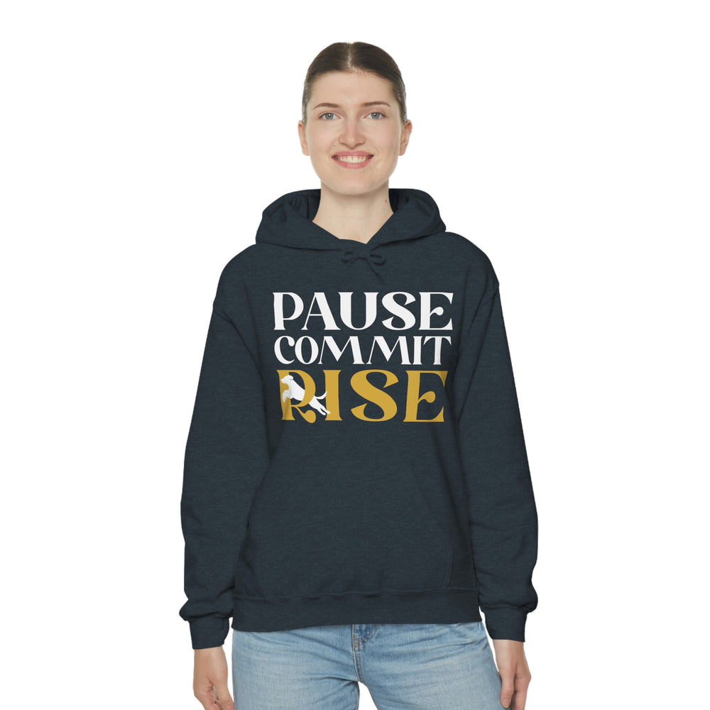 
                      
                        Pause Commit Rise Official Advanced Performance Canine Unisex Heavy Blend™ Hooded Sweatshirt
                      
                    