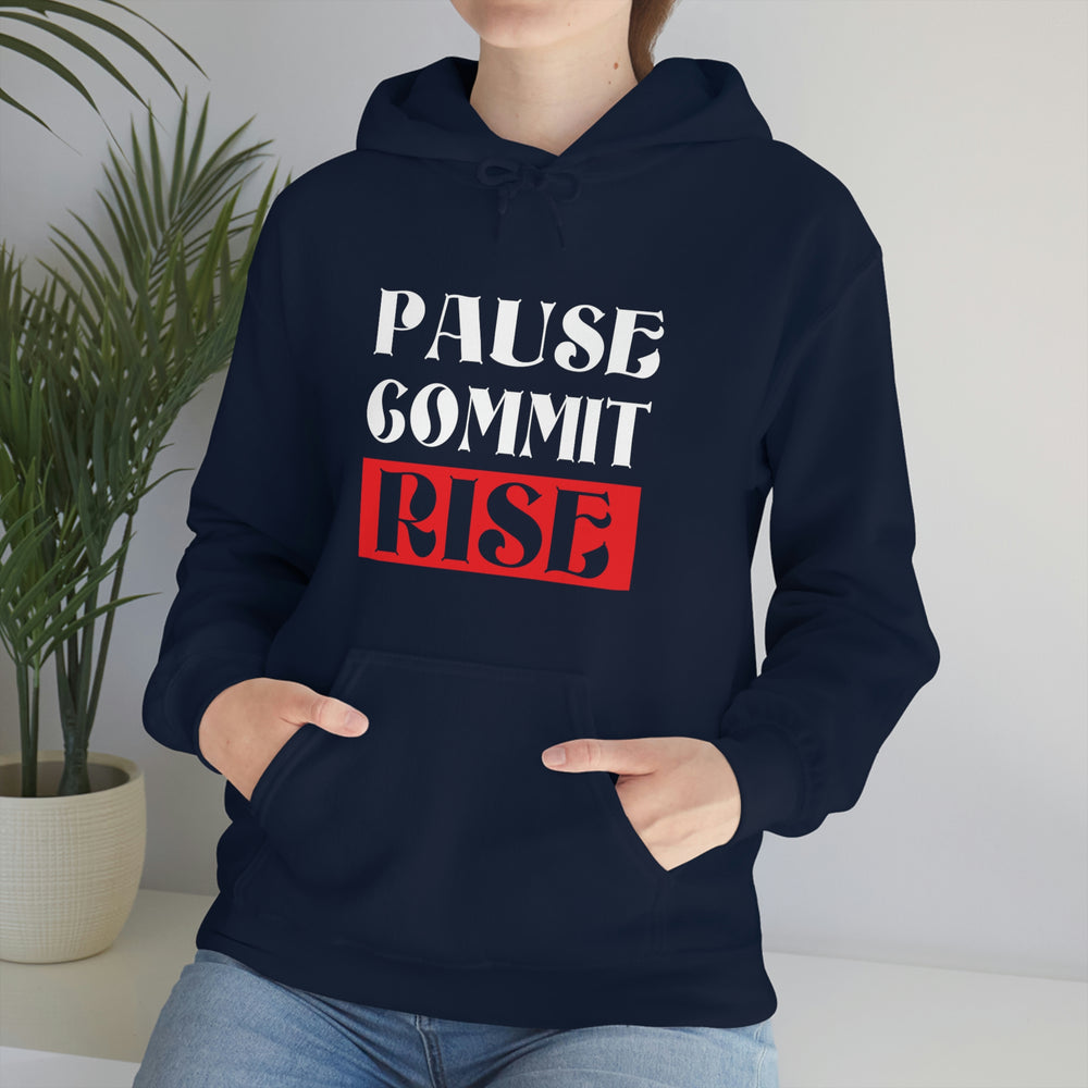 
                      
                        Pause Commit Rise Official Advanced Performance Unisex Heavy Blend™ Hooded Sweatshirt
                      
                    