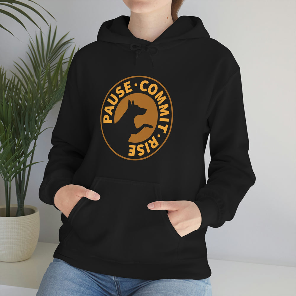 
                      
                        Pause Commit Rise Official Advanced Performance Unisex Heavy Blend™ Hooded Sweatshirt
                      
                    