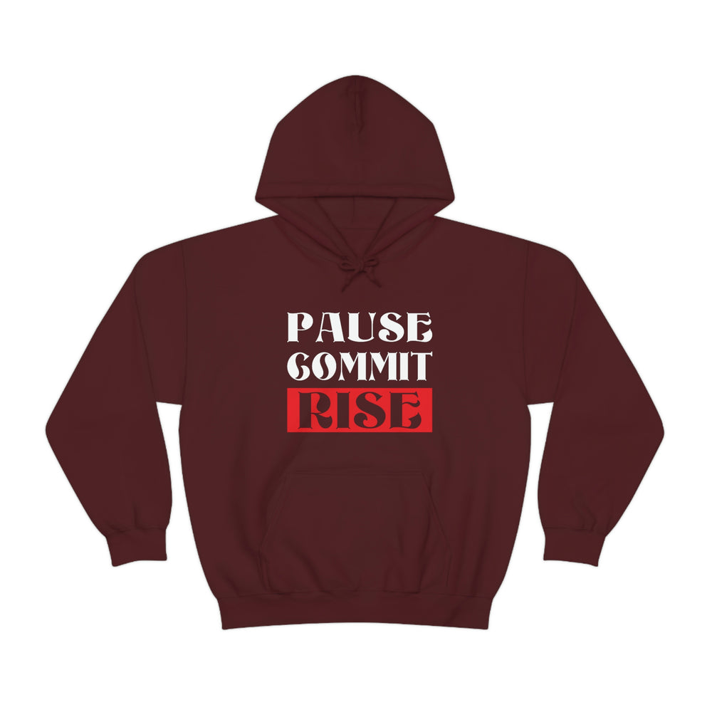 
                      
                        Pause Commit Rise Official Advanced Performance Unisex Heavy Blend™ Hooded Sweatshirt
                      
                    