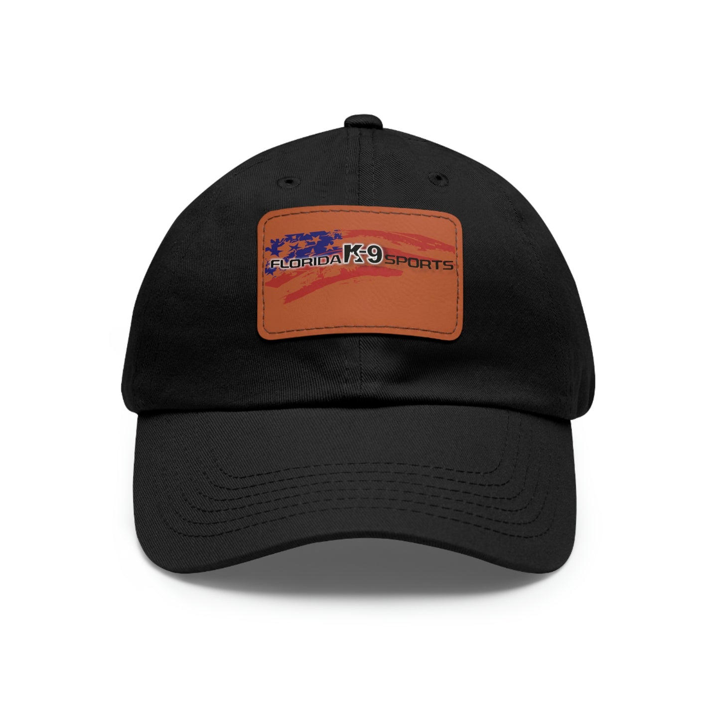 Multi Color Hat with Leather Patch (Rectangle)