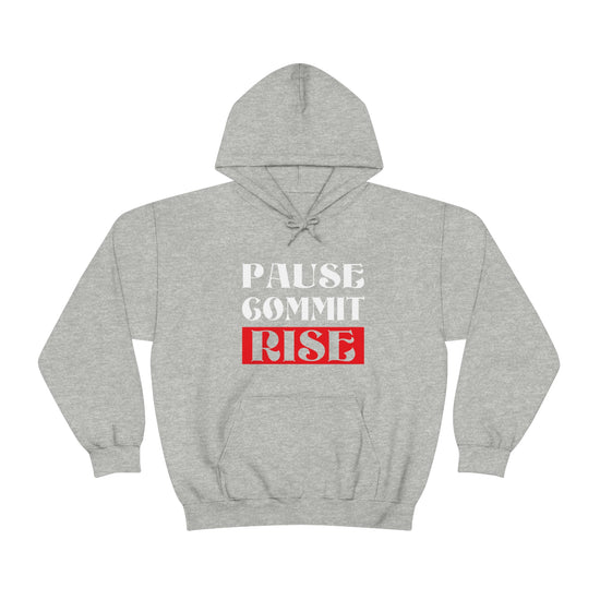 Pause Commit Rise Official Advanced Performance Unisex Heavy Blend™ Hooded Sweatshirt