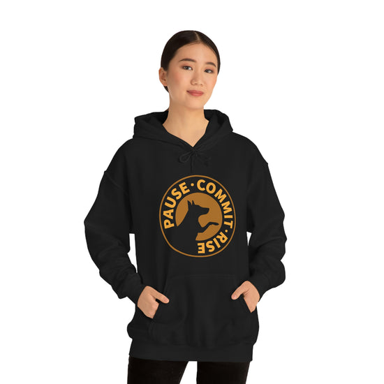 Pause Commit Rise Official Advanced Performance Unisex Heavy Blend™ Hooded Sweatshirt