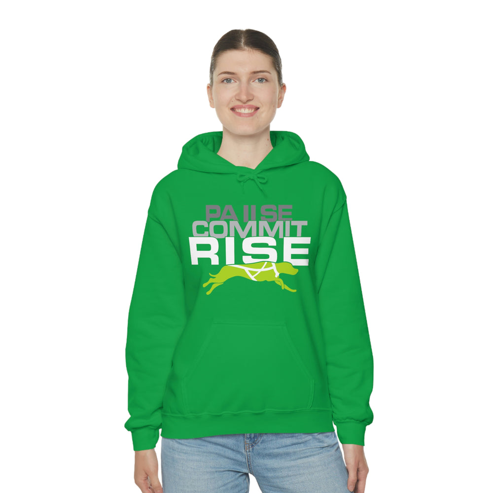 
                      
                        Pause Commit Rise Official Advanced Performance Canine Unisex Heavy Blend™ Hooded Sweatshirt
                      
                    