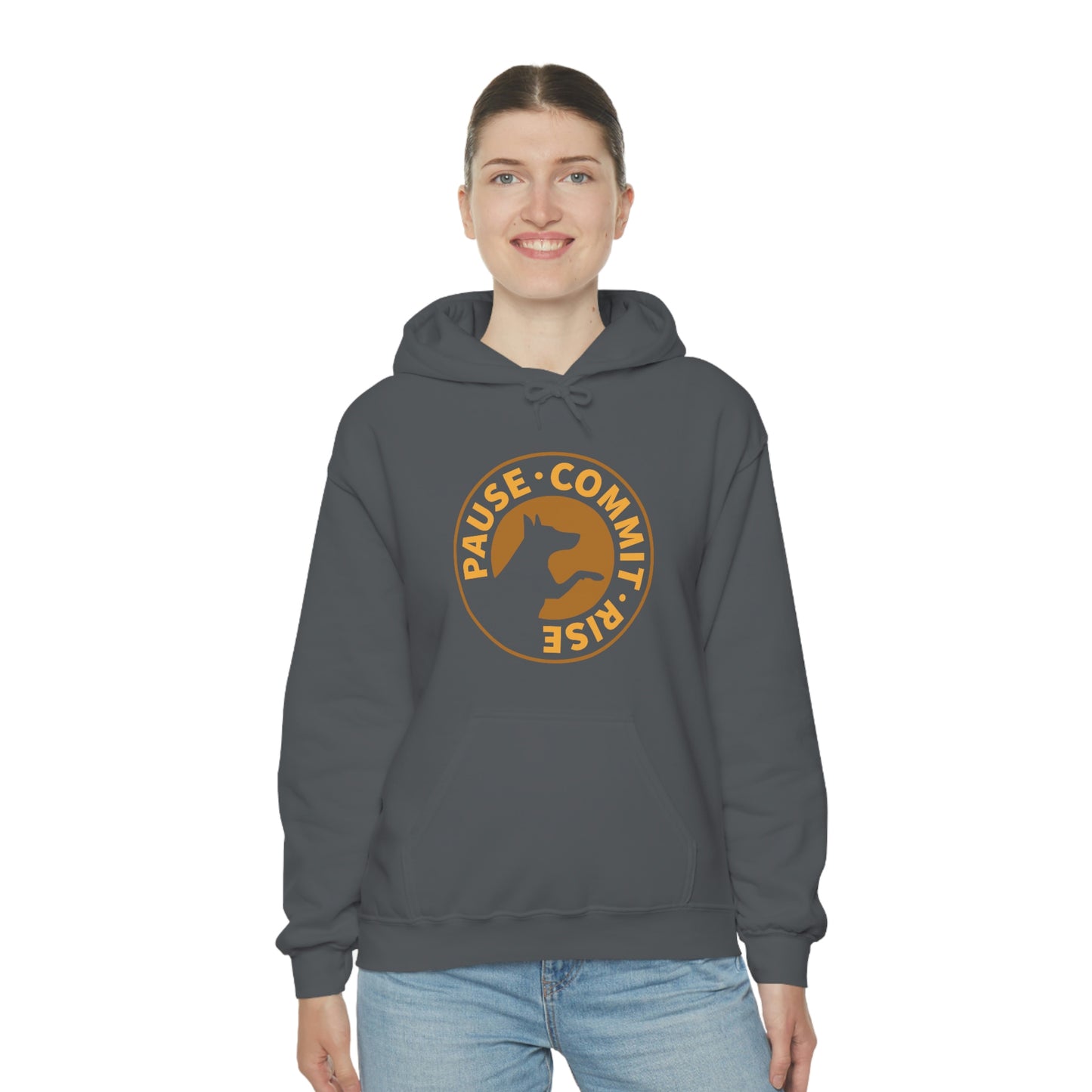 Pause Commit Rise Official Advanced Performance Unisex Heavy Blend™ Hooded Sweatshirt