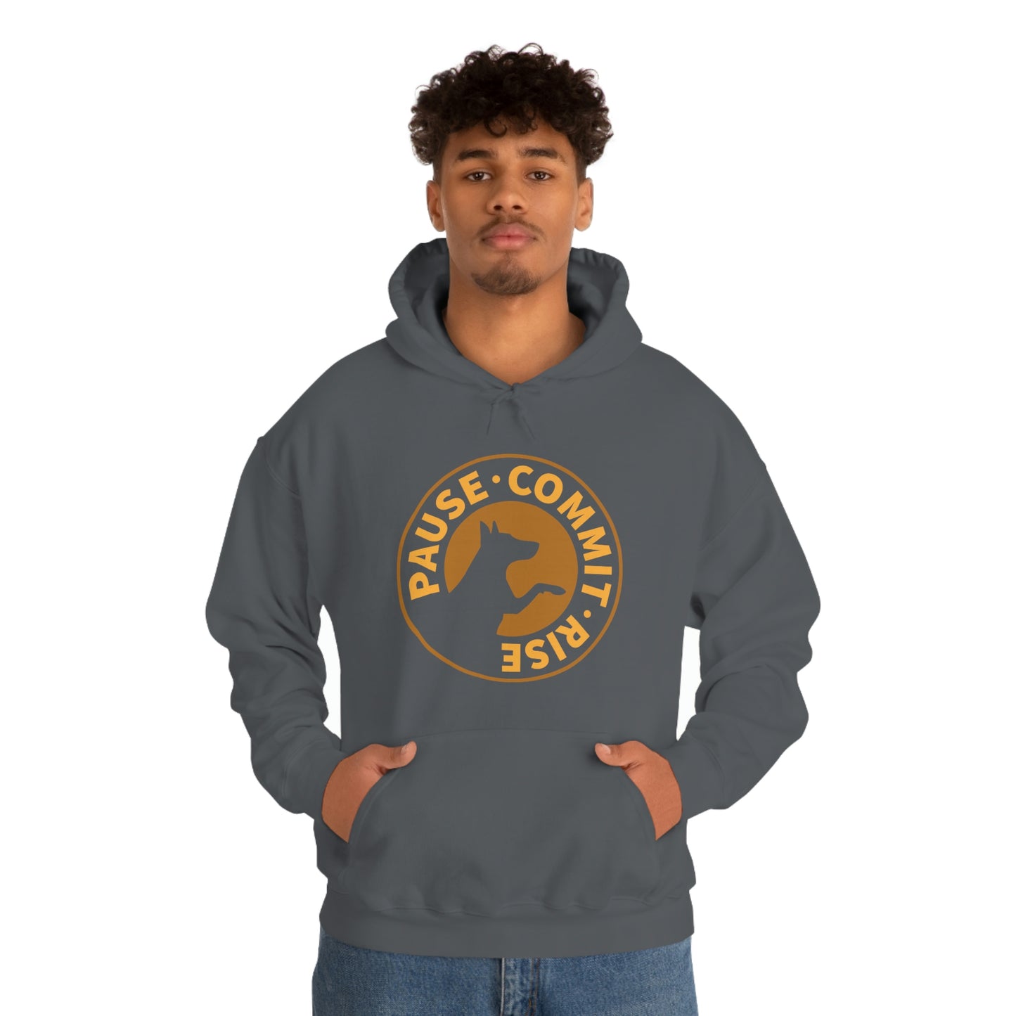 Pause Commit Rise Official Advanced Performance Unisex Heavy Blend™ Hooded Sweatshirt