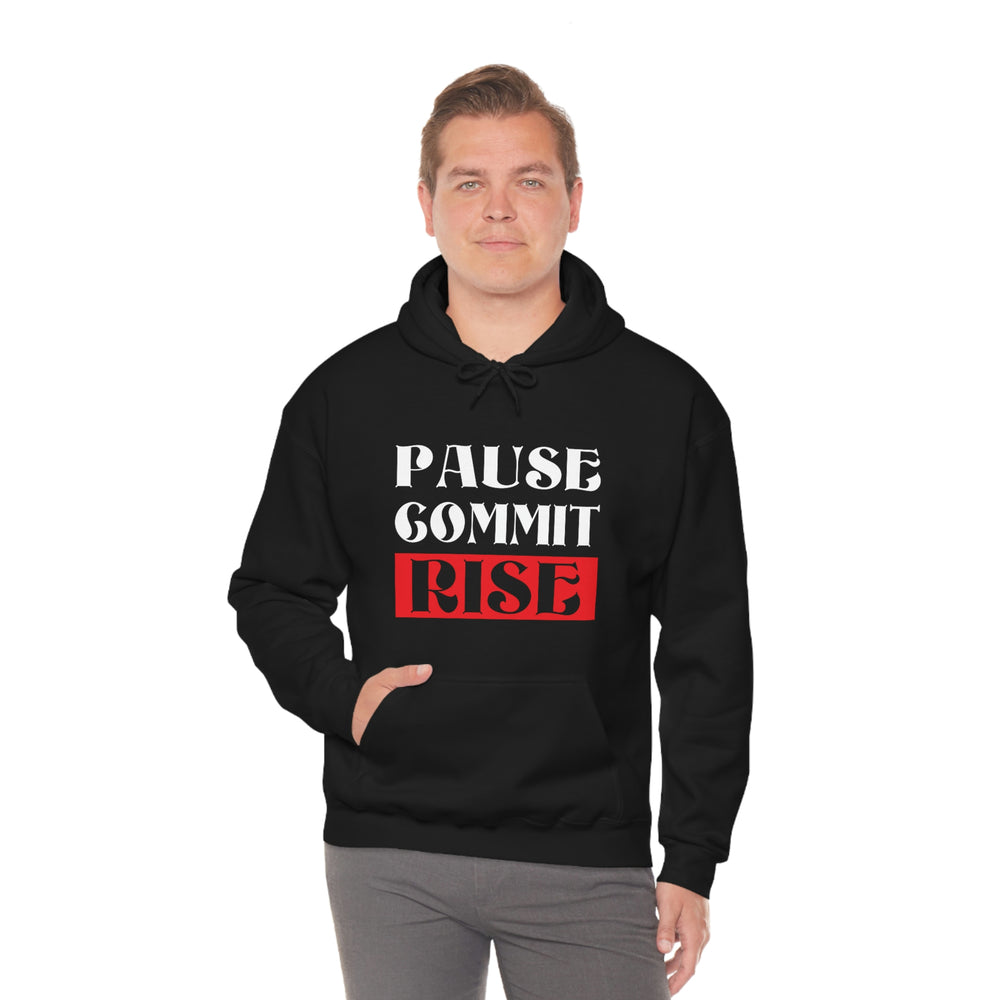 
                      
                        Pause Commit Rise Official Advanced Performance Unisex Heavy Blend™ Hooded Sweatshirt
                      
                    