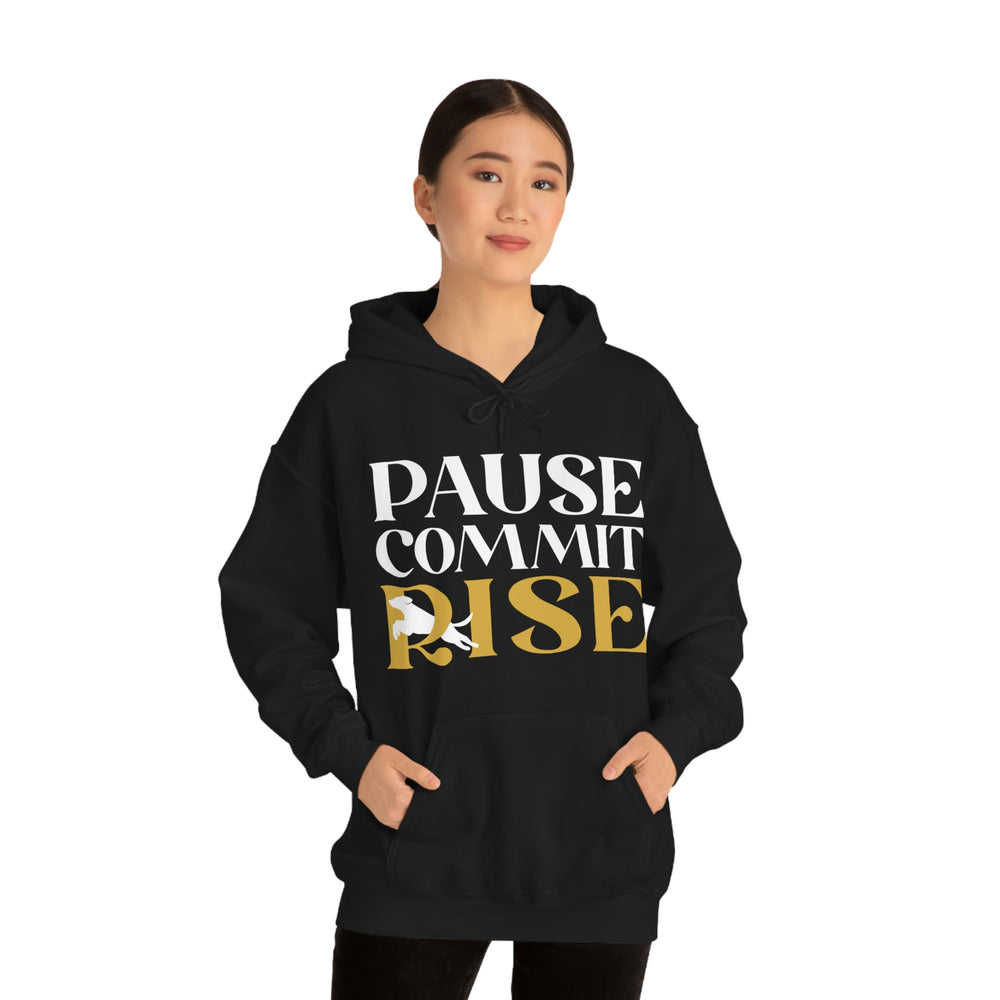 
                      
                        Pause Commit Rise Official Advanced Performance Canine Unisex Heavy Blend™ Hooded Sweatshirt
                      
                    