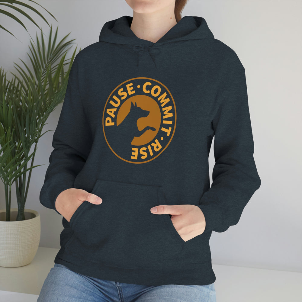 
                      
                        Pause Commit Rise Official Advanced Performance Unisex Heavy Blend™ Hooded Sweatshirt
                      
                    