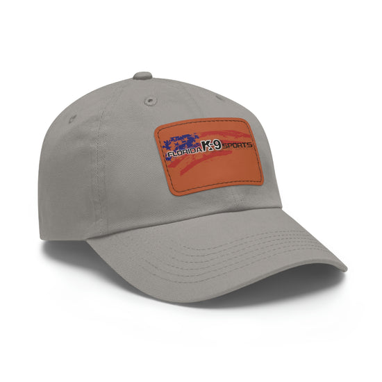 Multi Color Hat with Leather Patch (Rectangle)