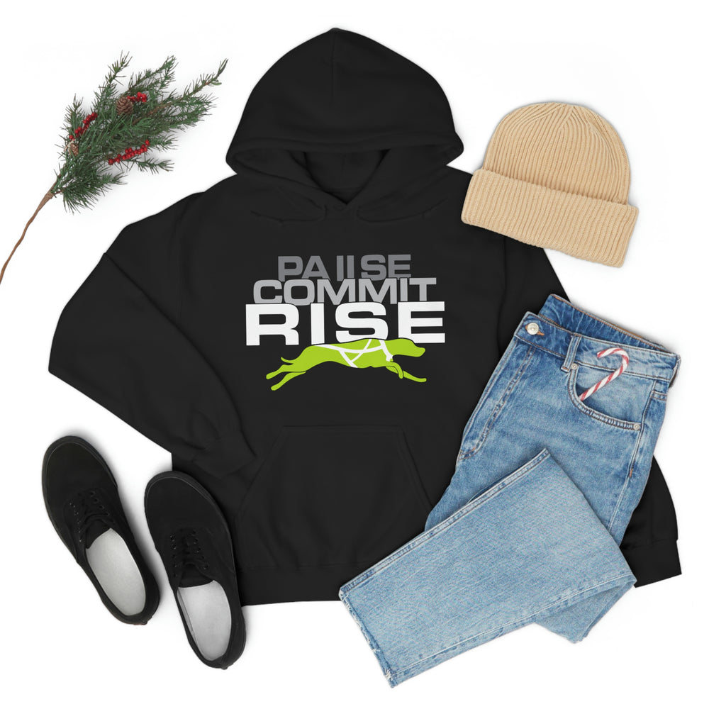 
                      
                        Pause Commit Rise Official Advanced Performance Canine Unisex Heavy Blend™ Hooded Sweatshirt
                      
                    