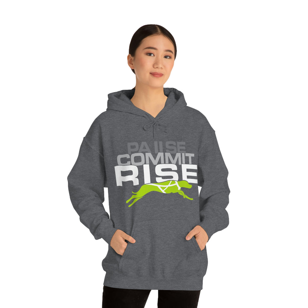 
                      
                        Pause Commit Rise Official Advanced Performance Canine Unisex Heavy Blend™ Hooded Sweatshirt
                      
                    
