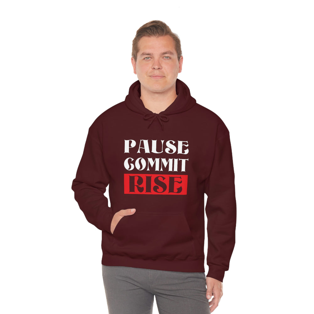 
                      
                        Pause Commit Rise Official Advanced Performance Unisex Heavy Blend™ Hooded Sweatshirt
                      
                    