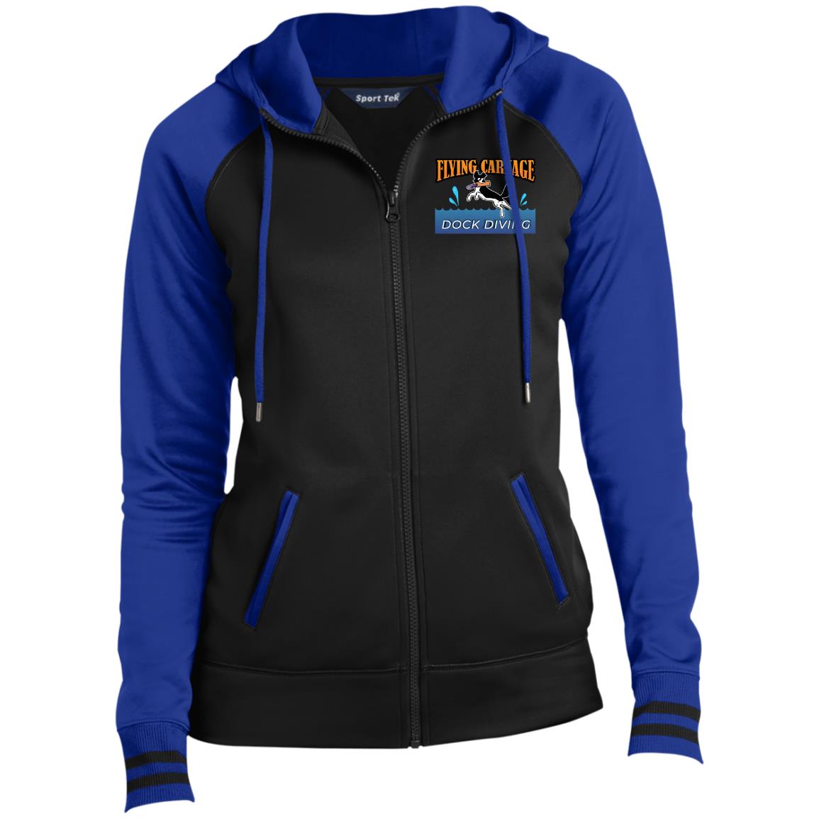 Ladies' Sport-Wick® Full-Zip Hooded Jacket