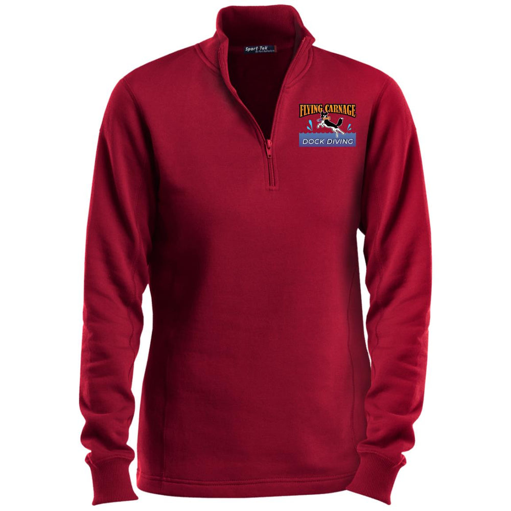 Ladies 1/4 Zip Sweatshirt