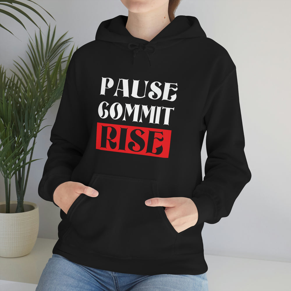 
                      
                        Pause Commit Rise Official Advanced Performance Unisex Heavy Blend™ Hooded Sweatshirt
                      
                    