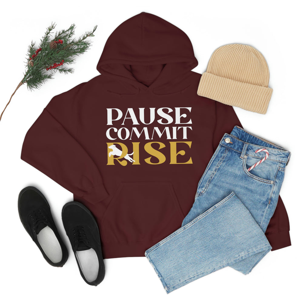 
                      
                        Pause Commit Rise Official Advanced Performance Canine Unisex Heavy Blend™ Hooded Sweatshirt
                      
                    