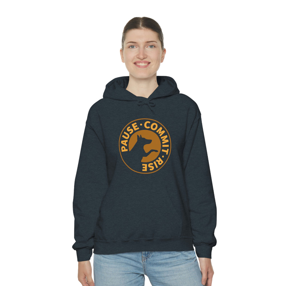 
                      
                        Pause Commit Rise Official Advanced Performance Unisex Heavy Blend™ Hooded Sweatshirt
                      
                    