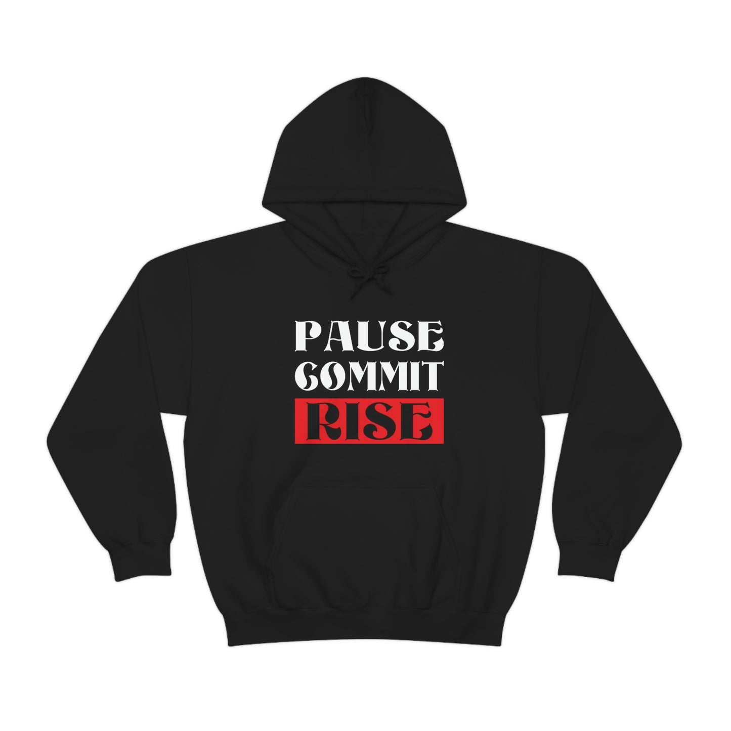 Pause Commit Rise Official Advanced Performance Unisex Heavy Blend™ Hooded Sweatshirt