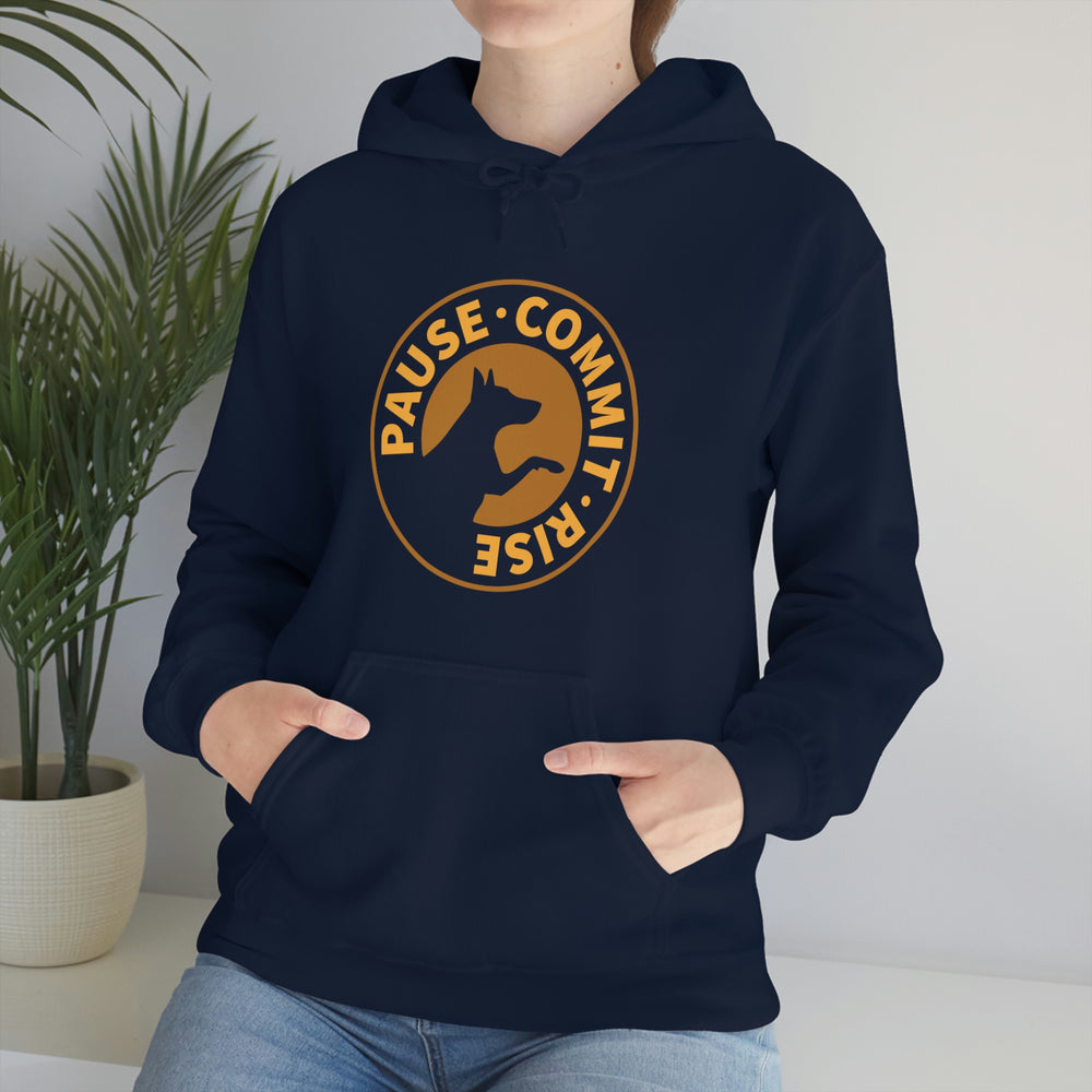 
                      
                        Pause Commit Rise Official Advanced Performance Unisex Heavy Blend™ Hooded Sweatshirt
                      
                    