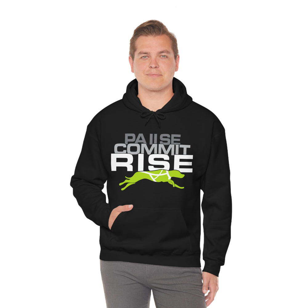 
                      
                        Pause Commit Rise Official Advanced Performance Canine Unisex Heavy Blend™ Hooded Sweatshirt
                      
                    