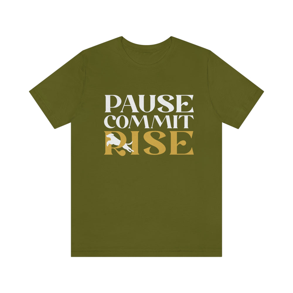 
                      
                        Pause Commit Rise Tee
                      
                    