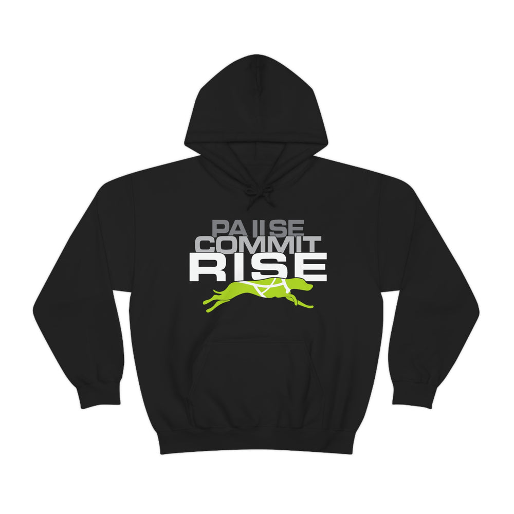 
                      
                        Pause Commit Rise Official Advanced Performance Canine Unisex Heavy Blend™ Hooded Sweatshirt
                      
                    