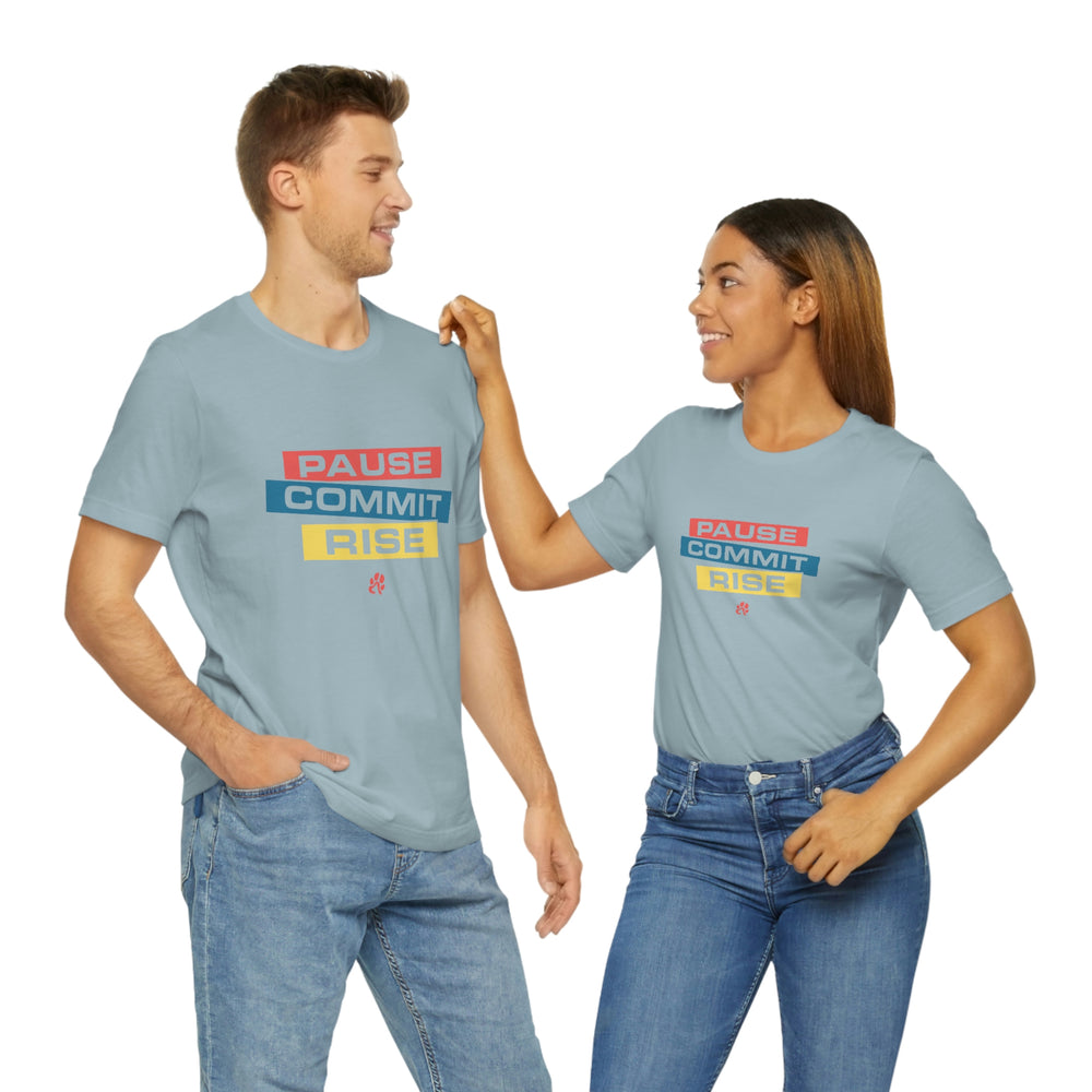 
                      
                        Pause Commit Rise Official Advanced Performance Short Sleeve Tee
                      
                    