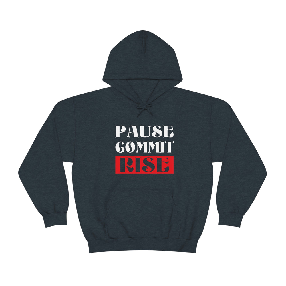 
                      
                        Pause Commit Rise Official Advanced Performance Unisex Heavy Blend™ Hooded Sweatshirt
                      
                    