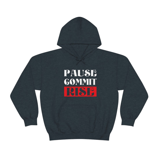 Pause Commit Rise Official Advanced Performance Unisex Heavy Blend™ Hooded Sweatshirt