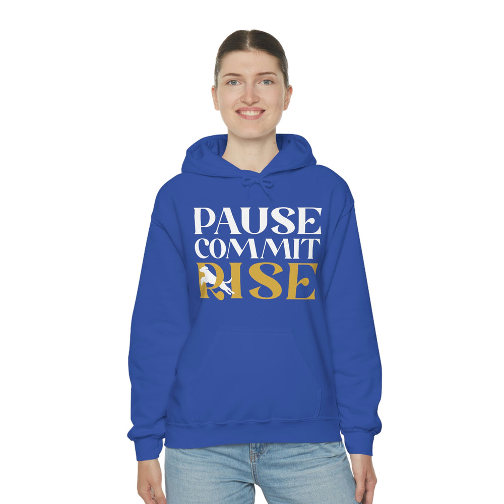 
                      
                        Pause Commit Rise Official Advanced Performance Canine Unisex Heavy Blend™ Hooded Sweatshirt
                      
                    
