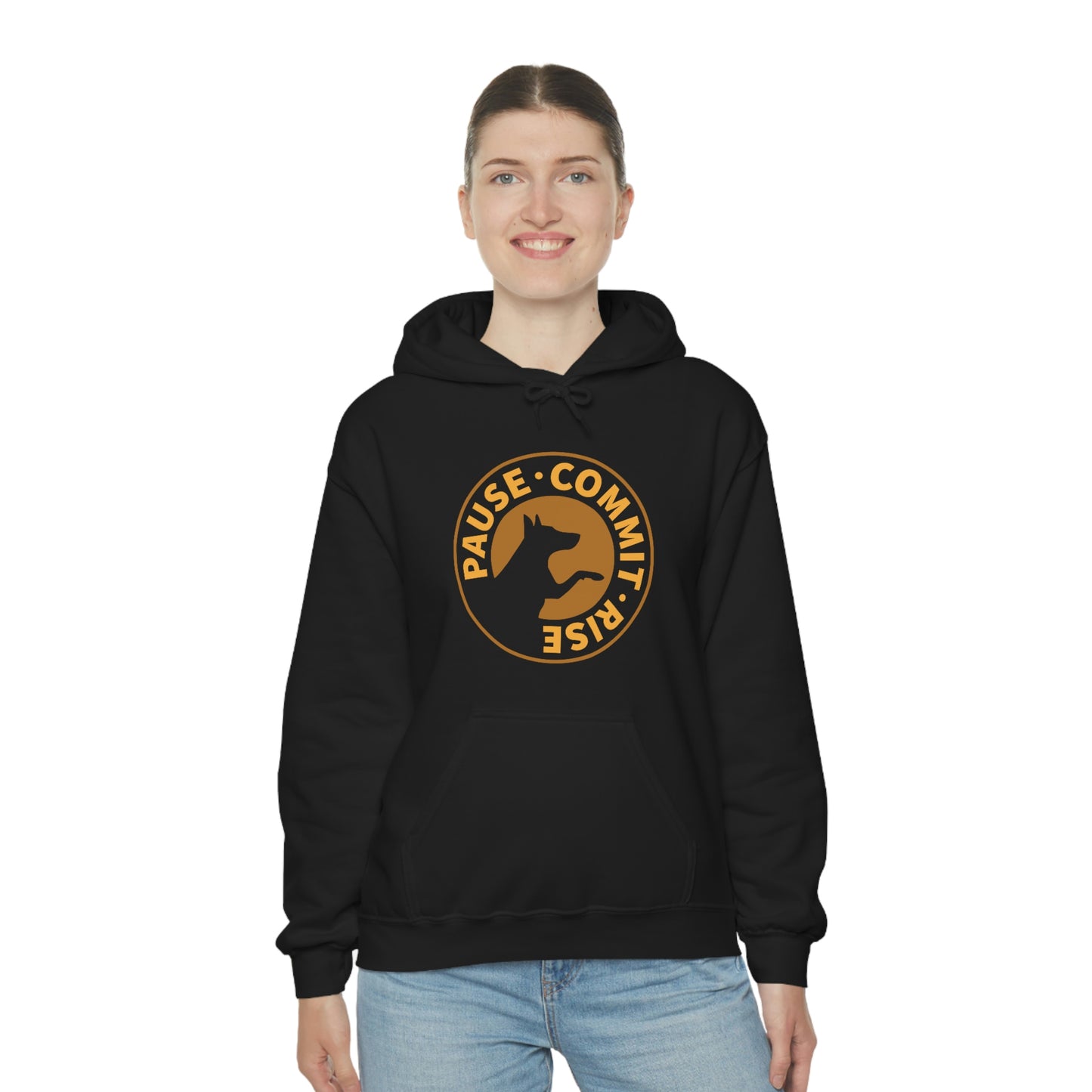 Pause Commit Rise Official Advanced Performance Unisex Heavy Blend™ Hooded Sweatshirt