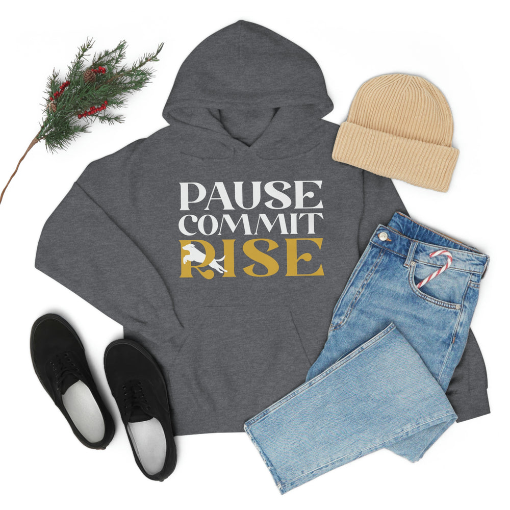 
                      
                        Pause Commit Rise Official Advanced Performance Canine Unisex Heavy Blend™ Hooded Sweatshirt
                      
                    