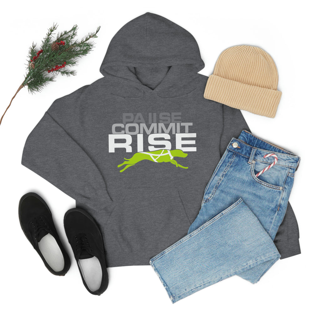 
                      
                        Pause Commit Rise Official Advanced Performance Canine Unisex Heavy Blend™ Hooded Sweatshirt
                      
                    