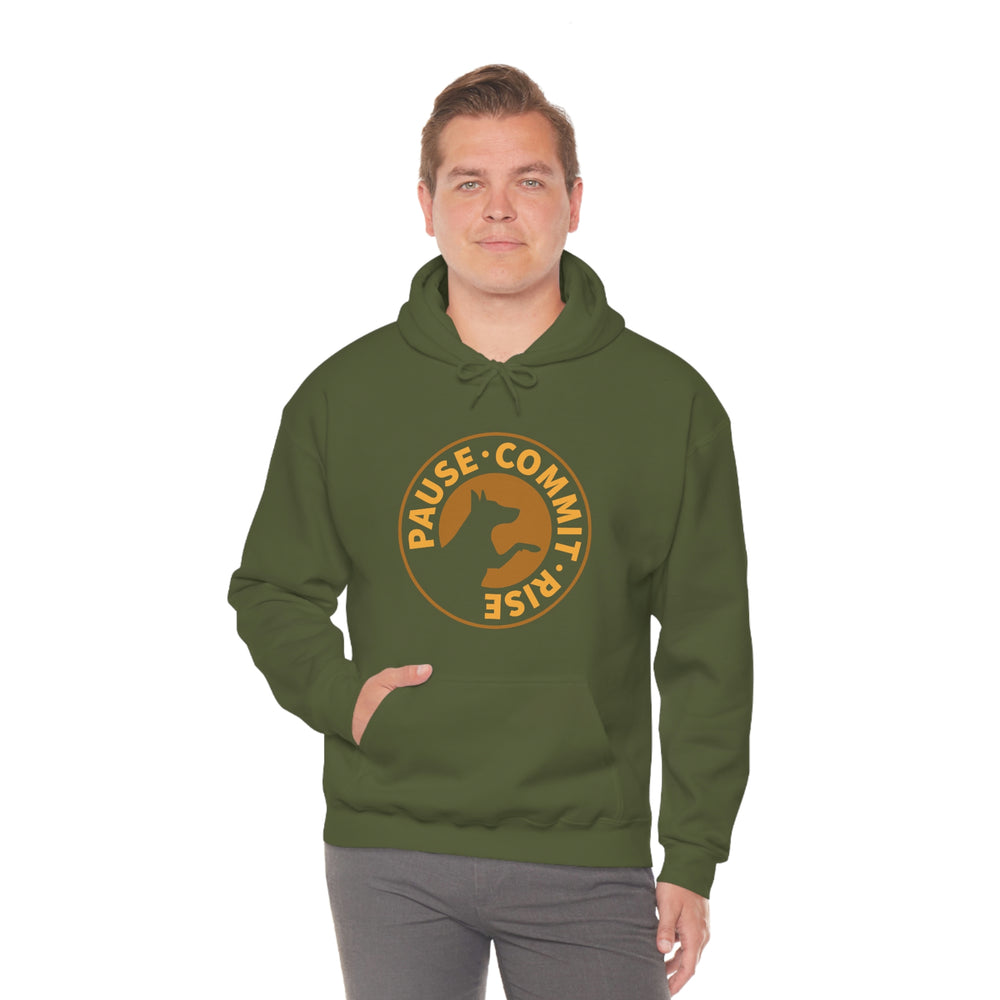 
                      
                        Pause Commit Rise Official Advanced Performance Unisex Heavy Blend™ Hooded Sweatshirt
                      
                    