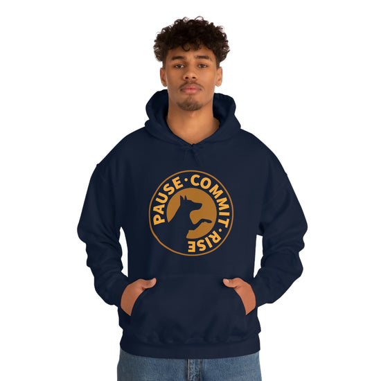 Pause Commit Rise Official Advanced Performance Unisex Heavy Blend™ Hooded Sweatshirt