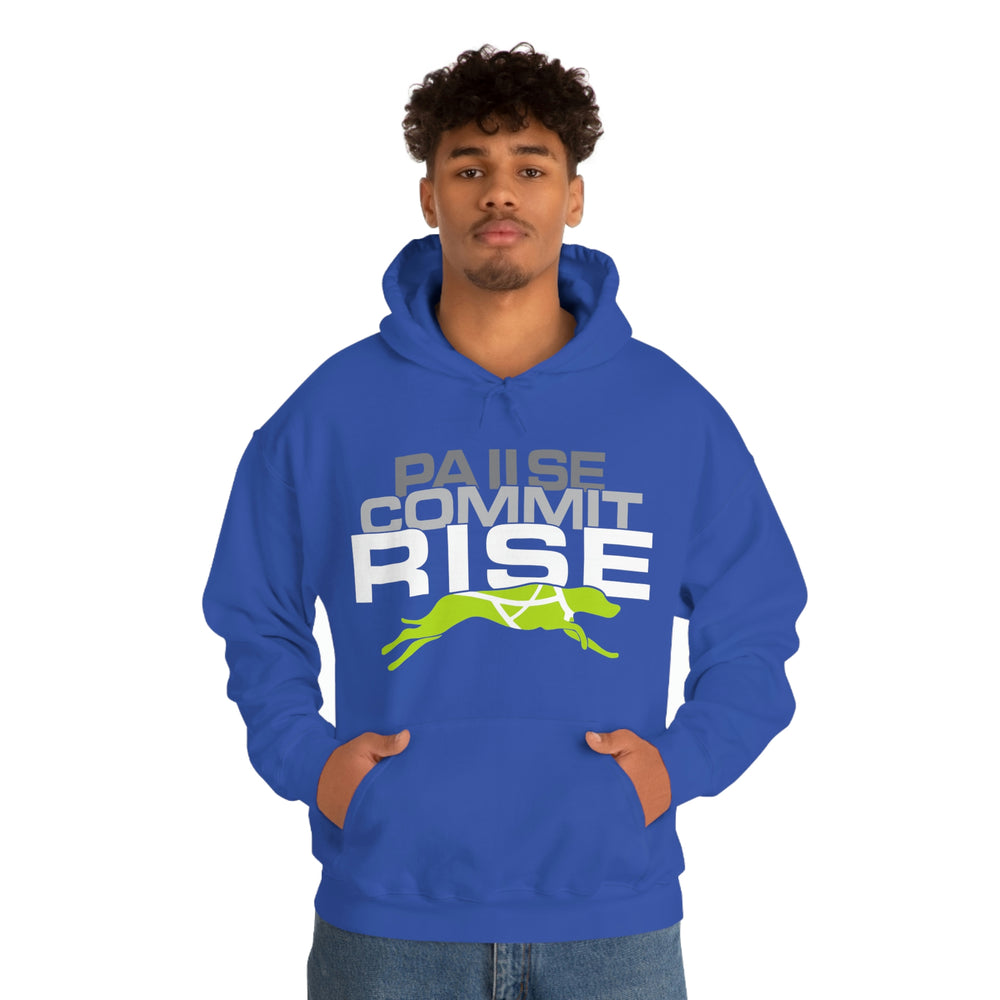 
                      
                        Pause Commit Rise Official Advanced Performance Canine Unisex Heavy Blend™ Hooded Sweatshirt
                      
                    