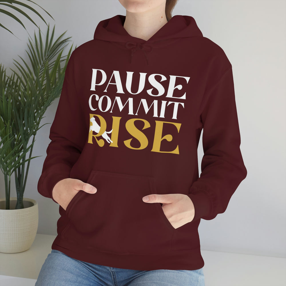 
                      
                        Pause Commit Rise Official Advanced Performance Canine Unisex Heavy Blend™ Hooded Sweatshirt
                      
                    