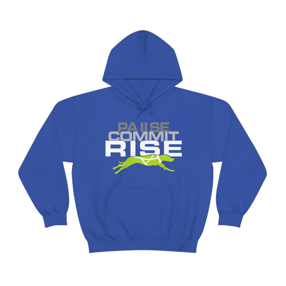 
                      
                        Pause Commit Rise Official Advanced Performance Canine Unisex Heavy Blend™ Hooded Sweatshirt
                      
                    