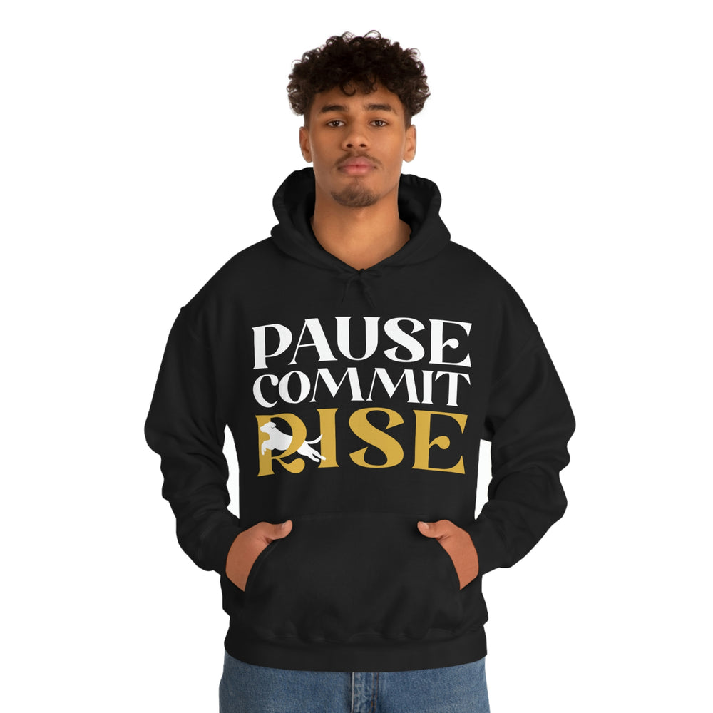 
                      
                        Pause Commit Rise Official Advanced Performance Canine Unisex Heavy Blend™ Hooded Sweatshirt
                      
                    