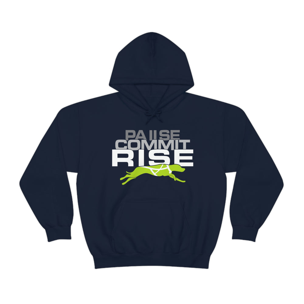 
                      
                        Pause Commit Rise Official Advanced Performance Canine Unisex Heavy Blend™ Hooded Sweatshirt
                      
                    