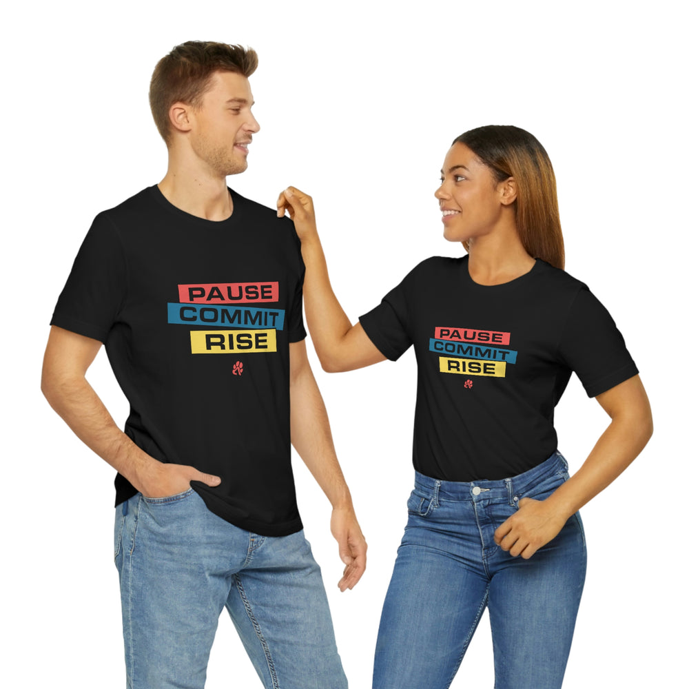 
                      
                        Pause Commit Rise Official Advanced Performance Short Sleeve Tee
                      
                    