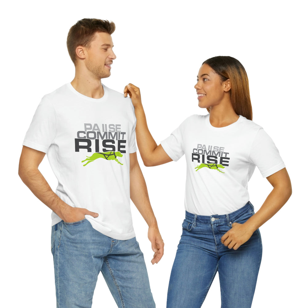 
                      
                        Pause Commit Rise Official Advanced Performance Canine Short Sleeve Tee
                      
                    